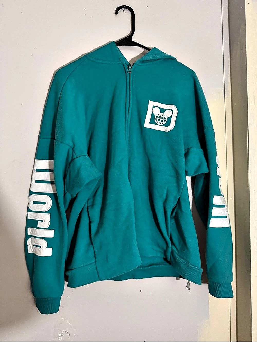 Disney Walt Disney World Logo Zip Hoodie Blue